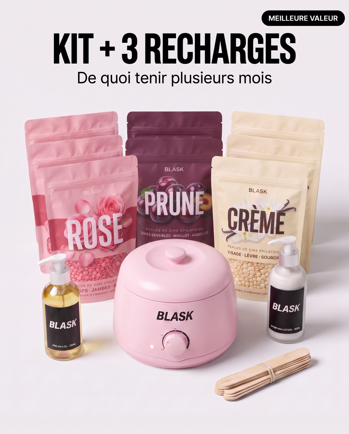 Kit Blask + 3 recharges