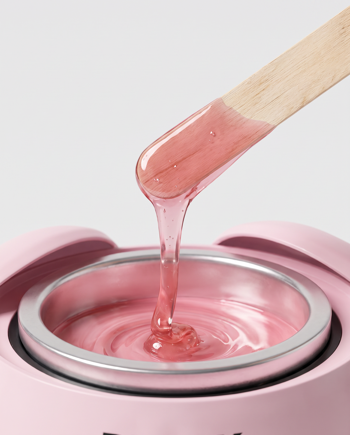 Texture de la cire fondue